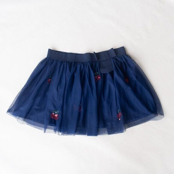 CRB Girl's Cherry Tulle Skirt - Picture 1 of 9